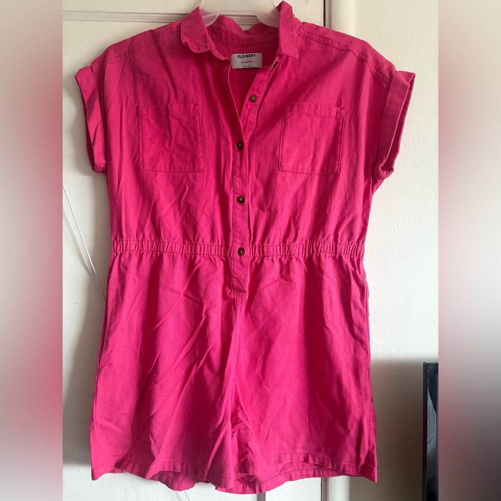 Old Navy Vibrant Pink Romper